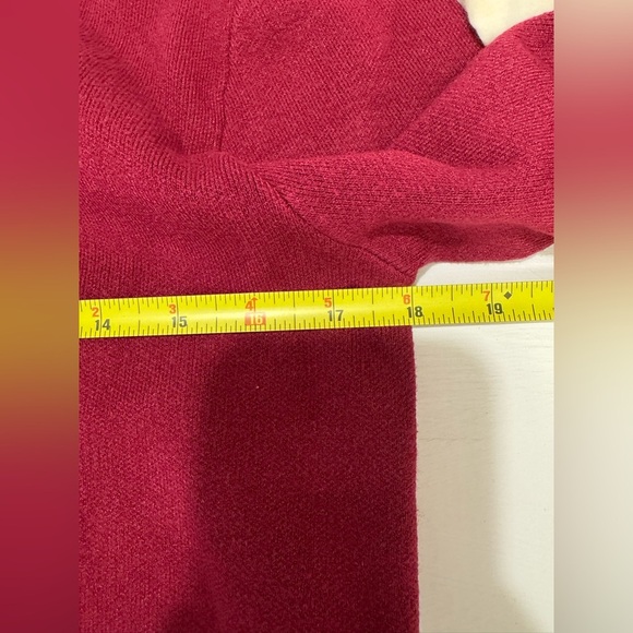 Women’s maroon lightweight crewneck sweater cozy soft and fitted plus size XS - Picture 9 of 11